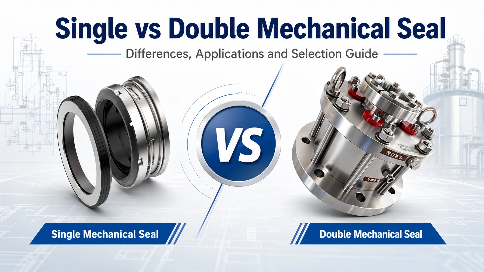 Single vs Double Mechanical Seal Differences, Applications and Selection Guide