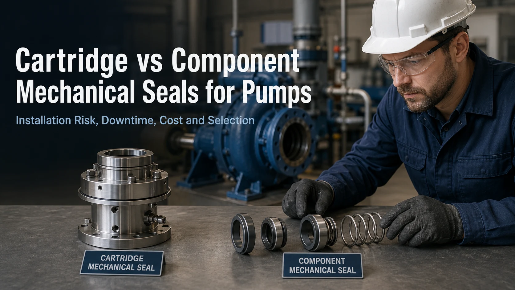 Cartridge vs Component Mechanical Seals for Pumps Installation Risk, Downtime, Cost and Selection