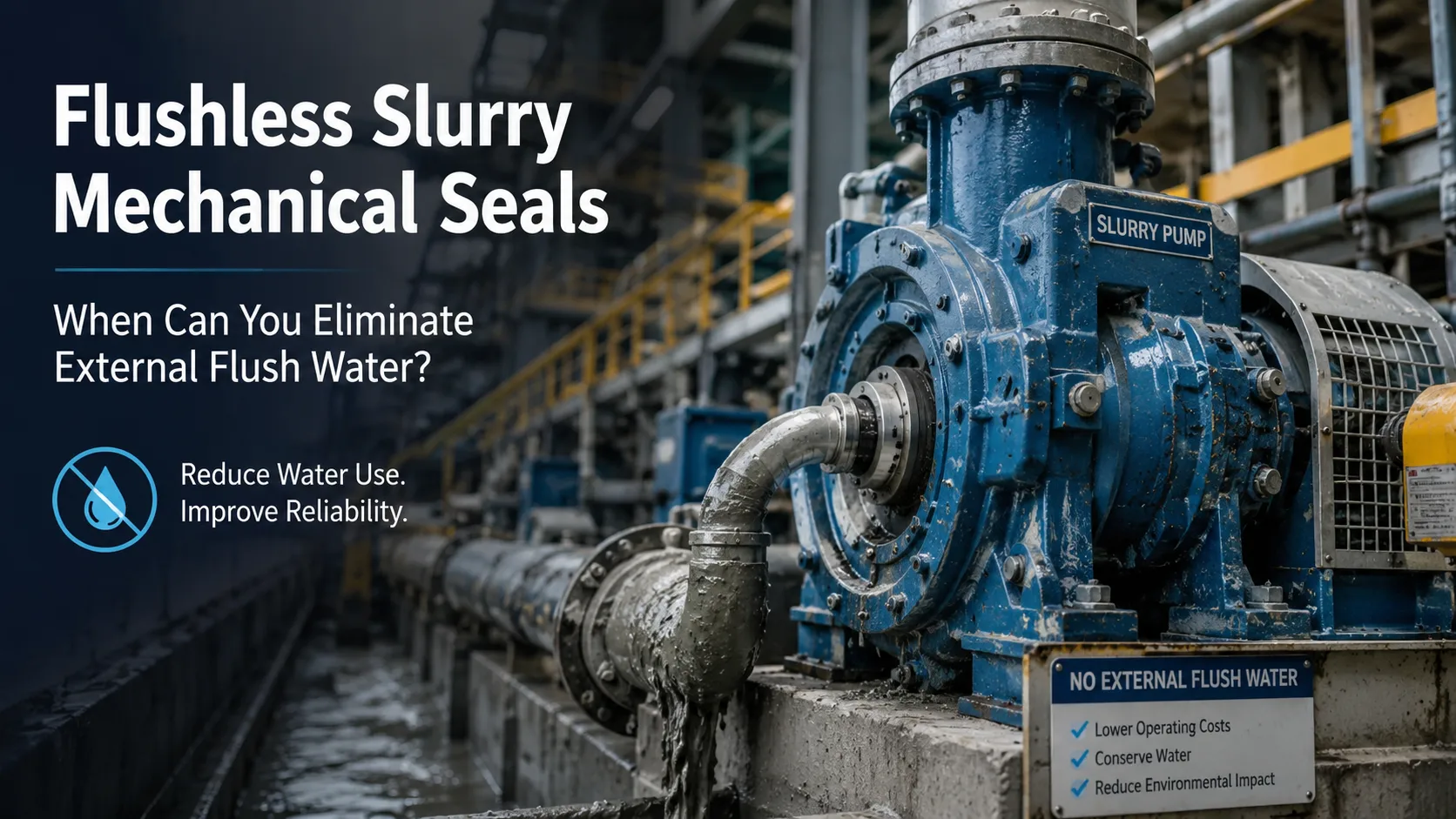 Flushless Slurry Mechanical Seals When Can You Eliminate External Flush Water