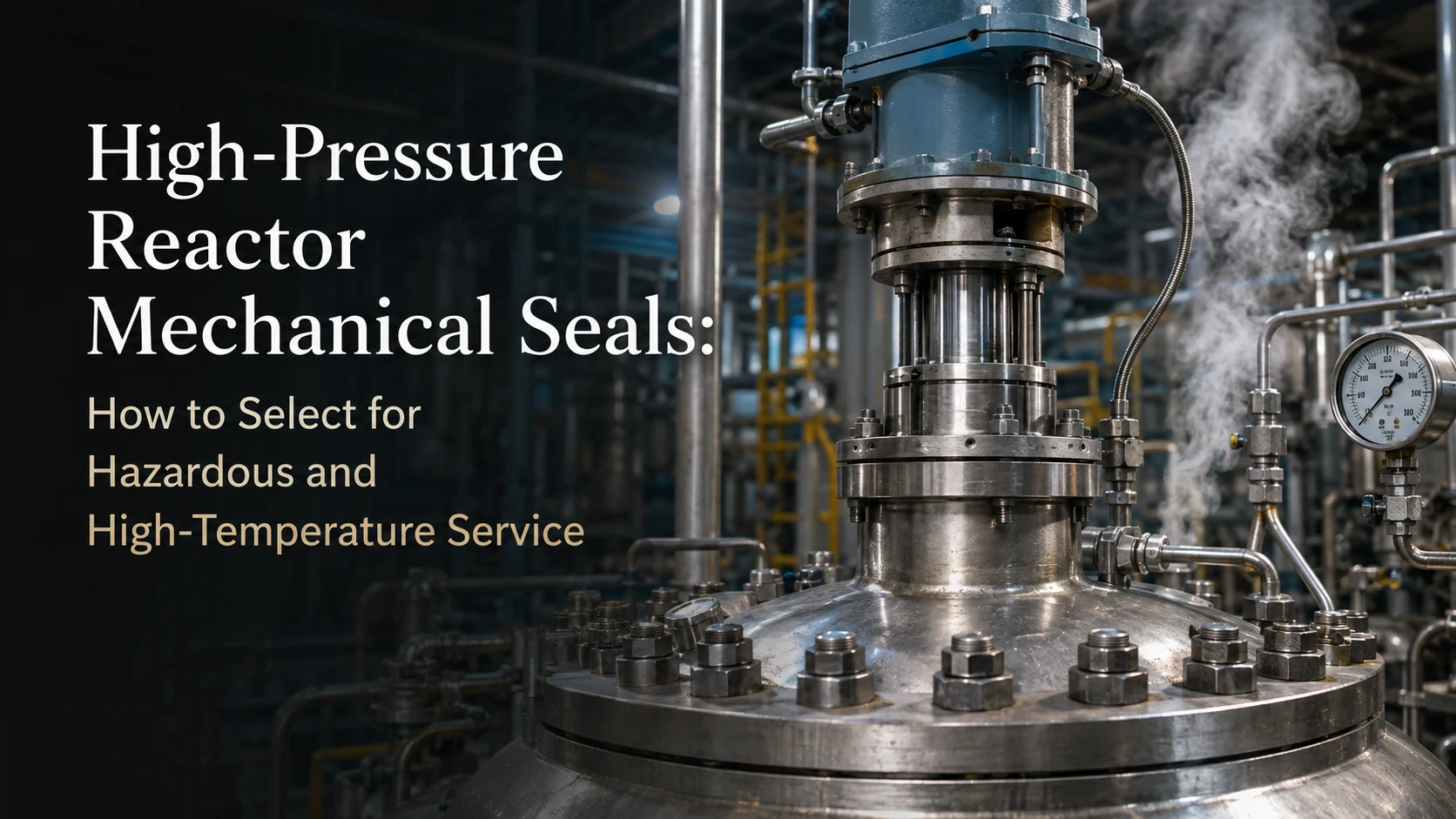 High-Pressure Reactor Mechanical Seals How to Select for Hazardous and High-Temperature Service