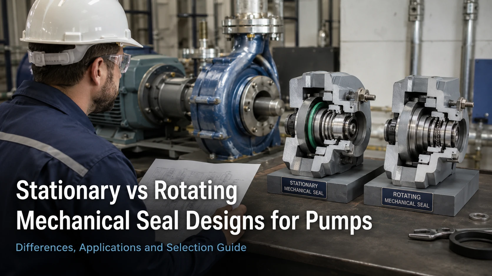 Stationary vs Rotating Mechanical Seal Designs for Pumps Differences, Applications and Selection Guide