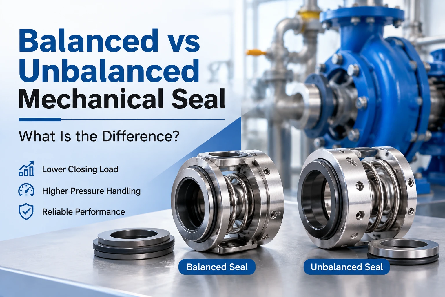 Balanced vs Unbalanced Mechanical Seal What Is the Difference