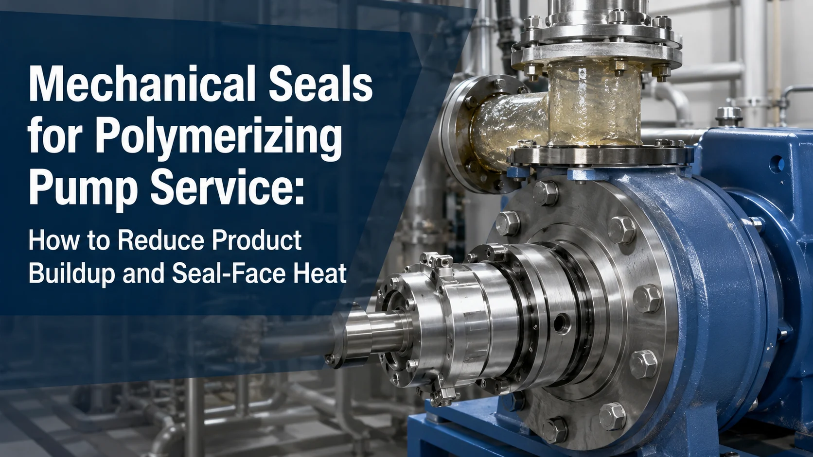 Mechanical Seals for Polymerizing Pump Service How to Reduce Product Buildup and Seal-Face Heat